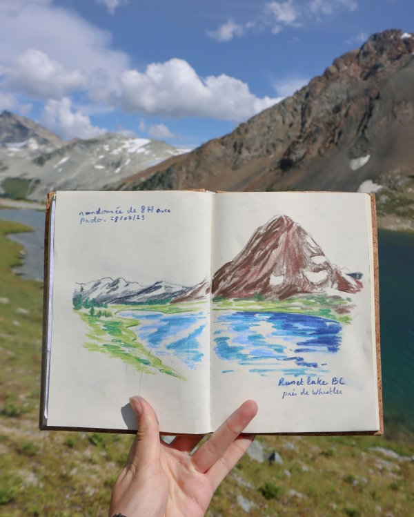 Croquis de voyage - Russet Lake – Image 2