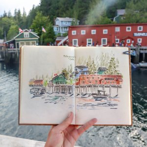 Croquis de voyage - Telegraph Cove