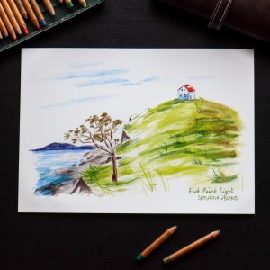Croquis de voyage - Saturna island