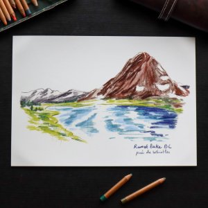 Croquis de voyage - Russet Lake