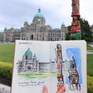 Croquis de voyage - Victoria