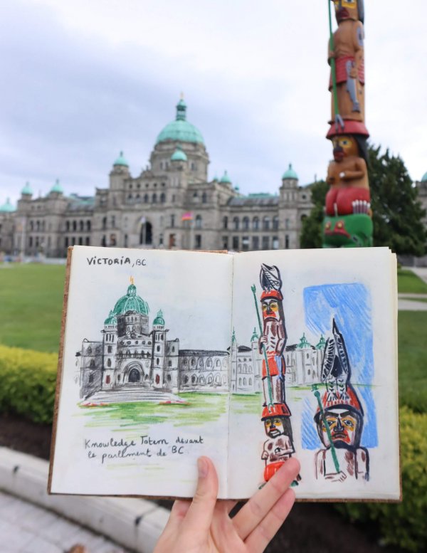 Croquis de voyage - Victoria