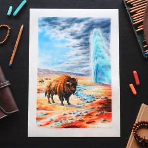 ÉDITION LIMITÉE A3 "Yellowstone" - Calme avant la tempête